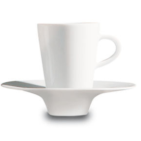 6 espresso cups with saucers