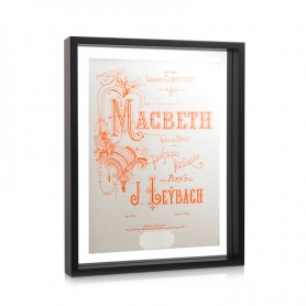 stampa tipografica Macbeth di Giuseppe Verdi