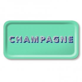 vassoio Champagne cm 43 acquamarina