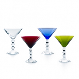 set 4 coppe martini multicolore
