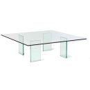 tavolino Glass Table in cristallo cm 120x120