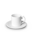 6 tazze caffè con piatto