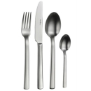 set posate 24 pezzi satinato