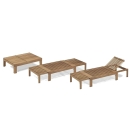 lettino in teak Riviera
