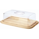 portaformaggi in legno e plexi
