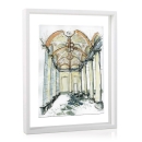 Palazzo Baldassarre Lomellino - litografia con cornice