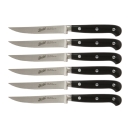set 6 coltelli bistecca lama seghettata