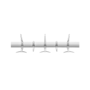 appendiabiti Hanger da parete cm 60