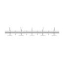 appendiabiti Hanger da parete cm 90