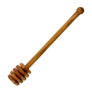 cucchiaio da miele in legno di ulivo