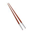 set bacchette rosso/silver