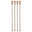 set 4 mescolatori ananas rame