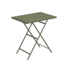 tavolino pieghevole da esterni 50x70 cm verde militare