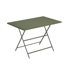 tavolino pieghevole da esterni 70x110 cm verde militare