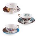 Set 3 tazze tè decori II edizione