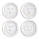 set 4 piatti piani cm 27