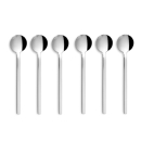 set 6 cucchiaini caffè acciaio inox a specchio