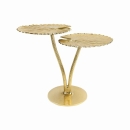 tavolino in ottone Ninfea 