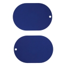 coppia placemat silicone blu