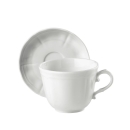 6 tazze caffè con piatto