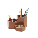 Hexagonal Containers arancio ruggine