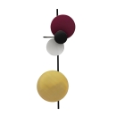 lampada da parete Planet colore purple fig