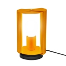 Pivotante à poser lampada da tavolo giallo