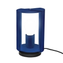 Pivotante à poser lampada da tavolo blu