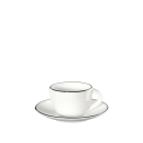 6 tazze caffè espresso con piatto / 1930 113