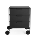Mobil mat 3 cassetti con ruote nero