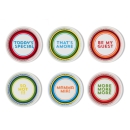 set 6 piatti pizza con grafiche