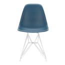 Eames DSR plastic bianco/sea blue