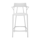 sgabello A.I. H 65 cm bianco