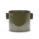 portapiante in ceramica smaltata h cm 17,5