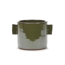portapiante in ceramica smaltata h cm 12