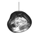 lampada a sospensione Melt cromo