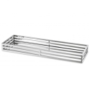 vassoio acciaio cm 60x20