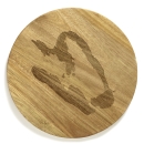 Vassoio in legno Feast pepper cm 45