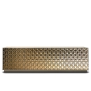 credenza Echo con ante in vetro fuso