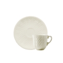 2 tazze caffè con piatto
