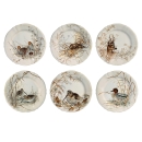 6 piatti frutta assortiti cm 23,2