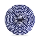 6 piatti fondi blu cm 19,5
