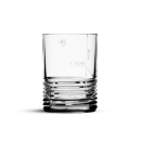 6 bicchieri in cristallo inciso 35cl