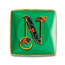 piattino con iniziale N