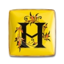 piattino con iniziale H