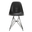 Eames DSR fiberglass nero/grigio elephant side