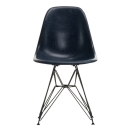 Eames DSR fiberglass nero/blu navy