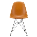 Eames DSR fiberglass cromo/ocra scuro