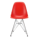 Eames DSR fiberglass cromo/rosso