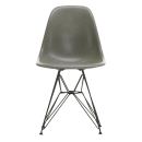 Eames DSR fiberglass nero/grigio raw umber